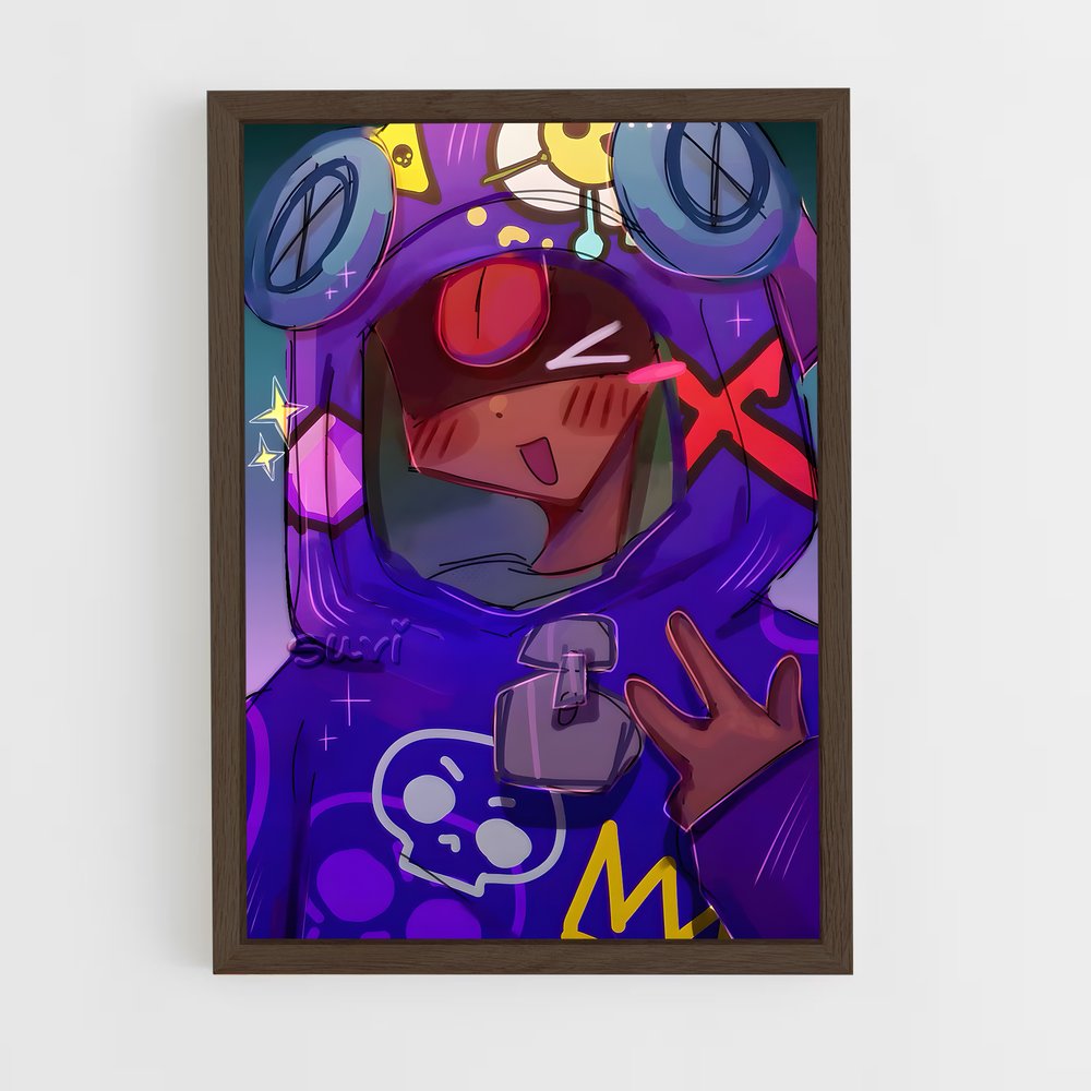 Poster Leon le Héros – affiche Brawl Star (vue 5)
